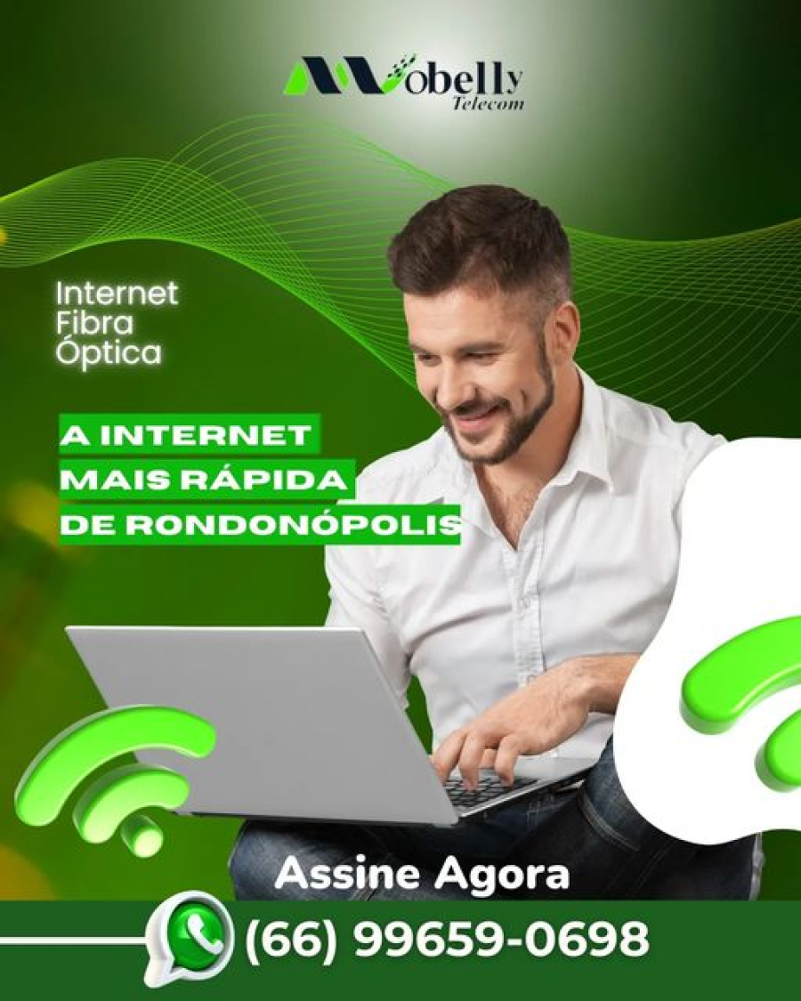 A Internet Fibra Óptica Mais Rápida de Rondonópolis!