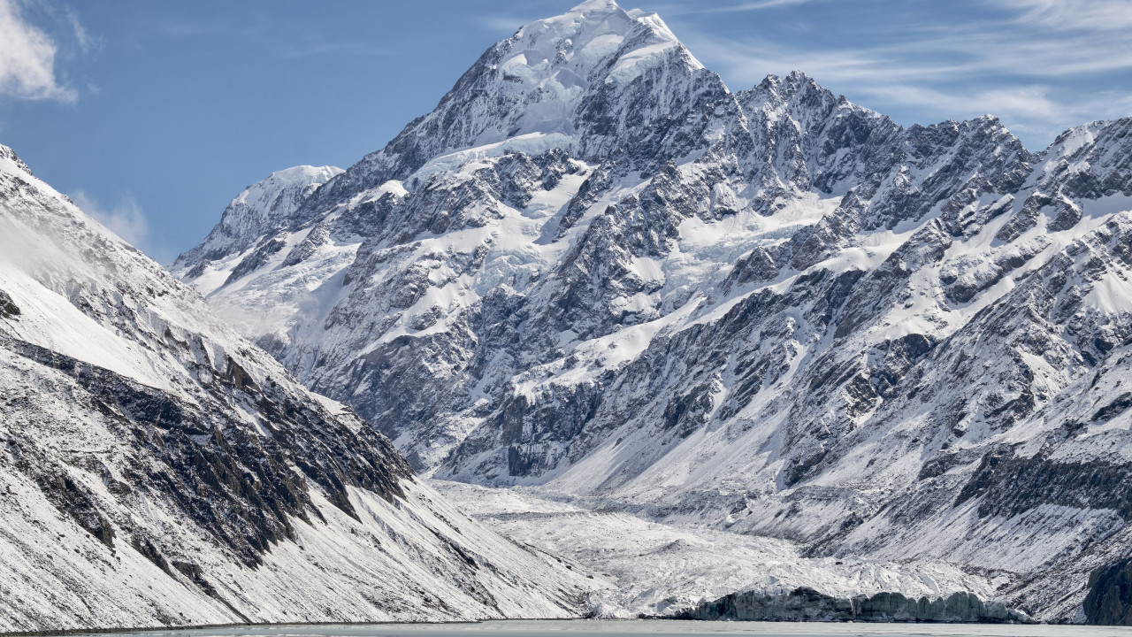 Três alpinistas desaparecem na montanha mais alta da Nova Zelândia